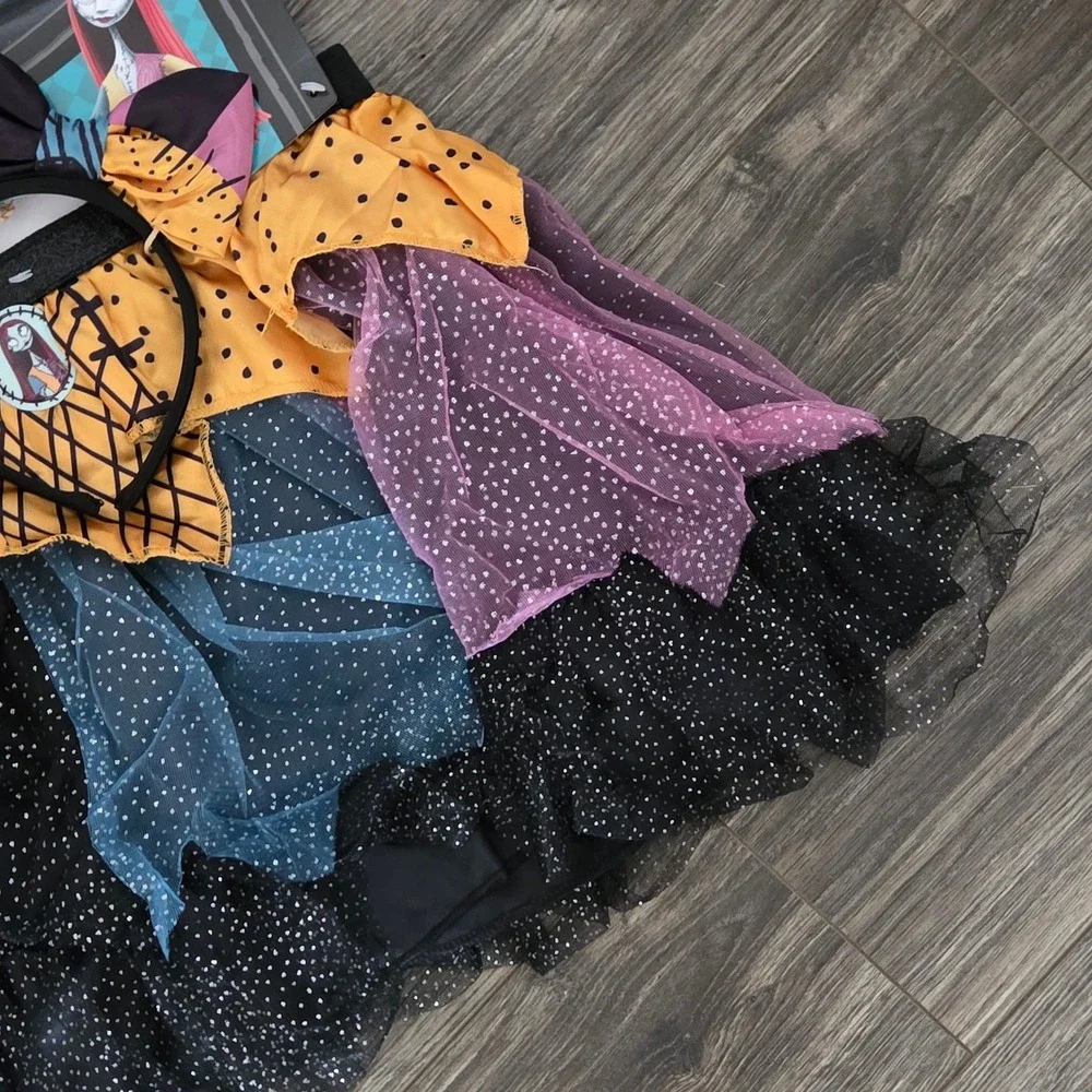 Disguise Sally Nightmare Before Christmas Kids Tutu Headband Set OS 7+ NEW